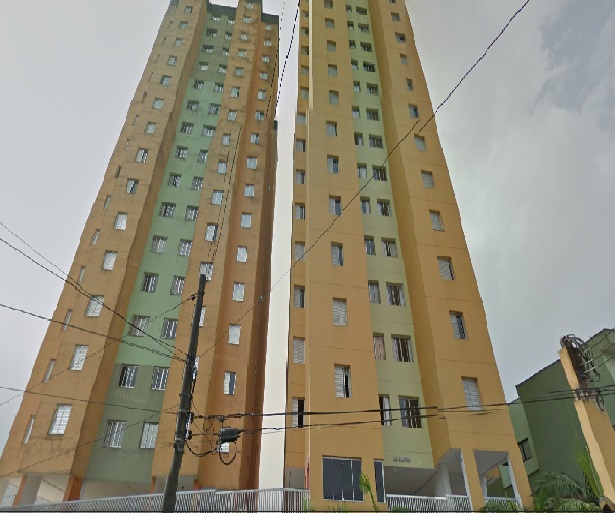 Fachada pintada e restaurada - Res. Pedras Preciosas 2